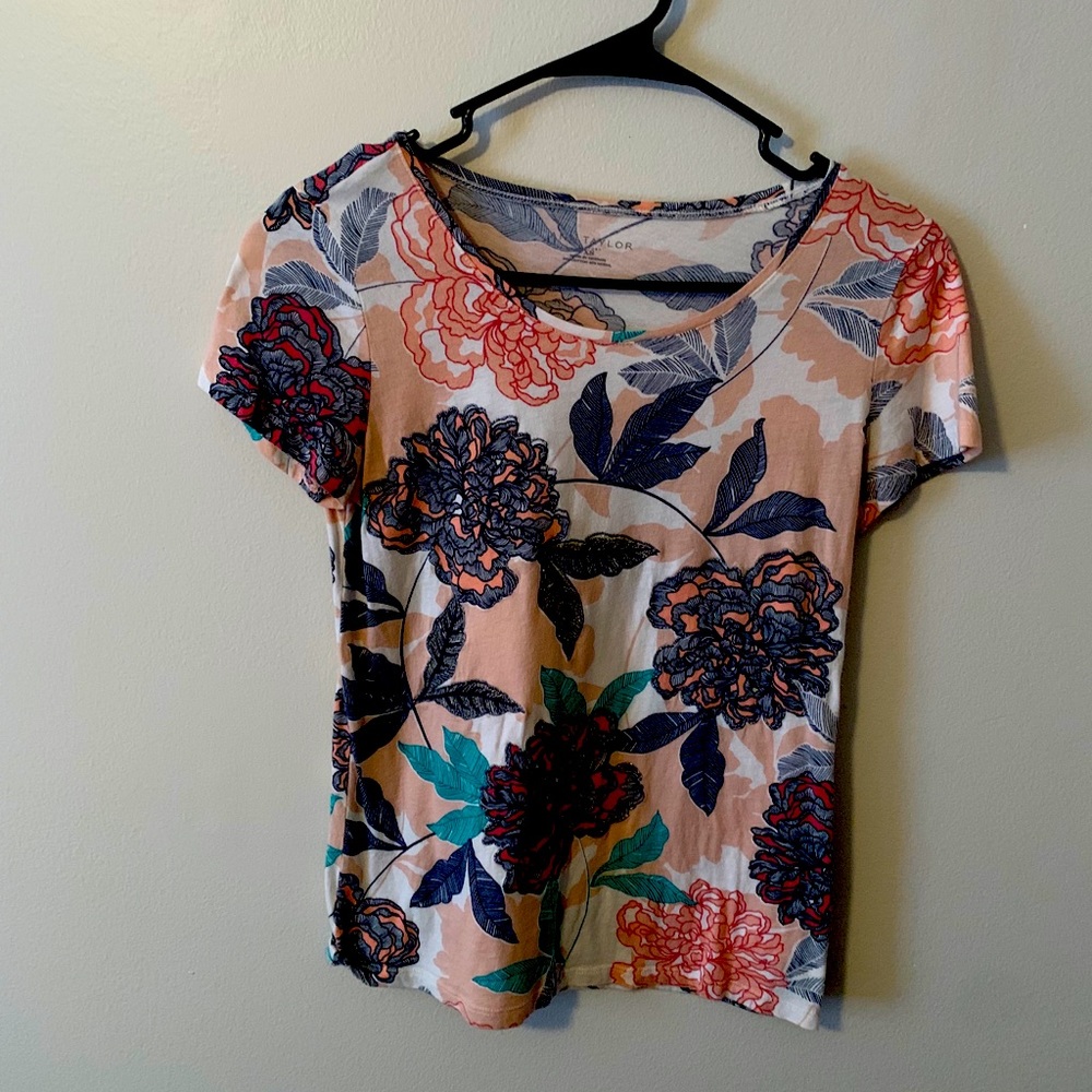 Ann Taylor floral tee
